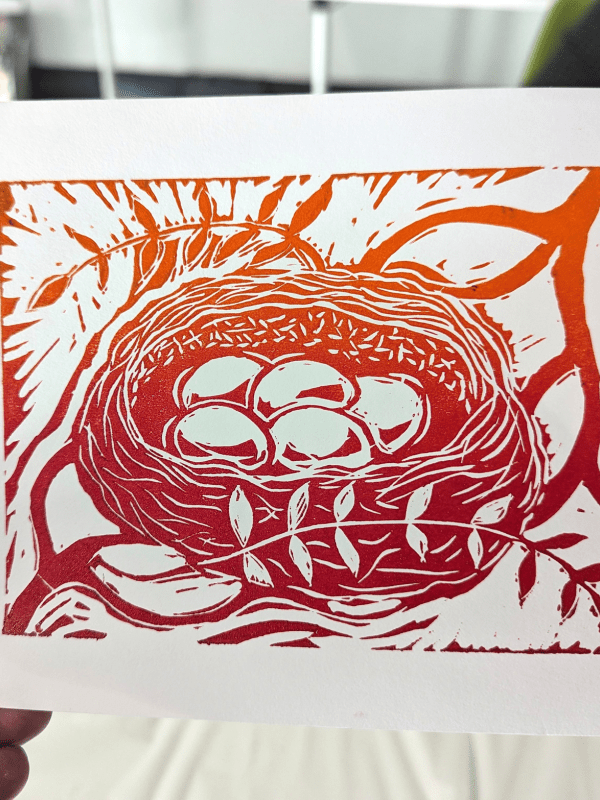 The Little Art House Lino Printing