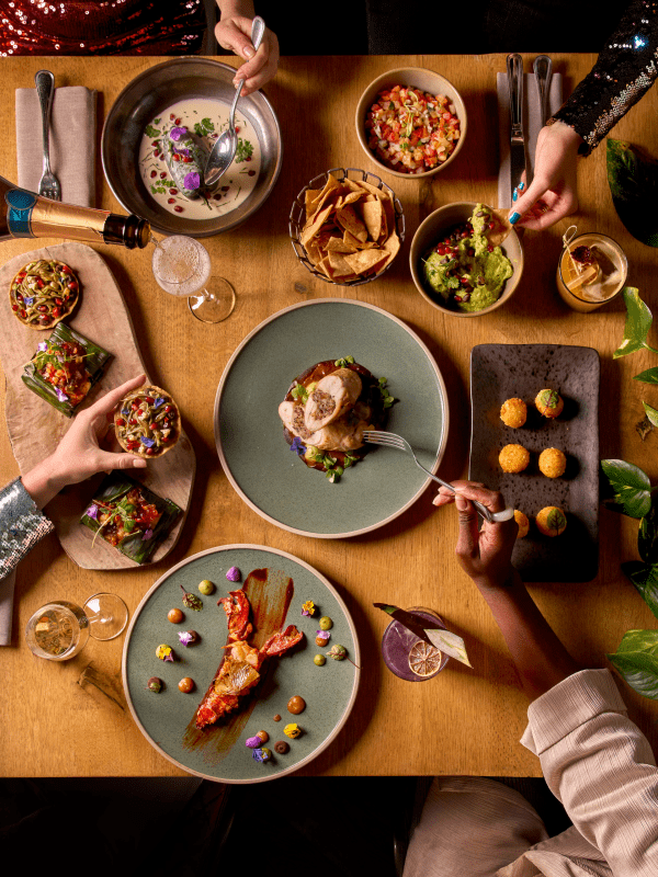 Treehouse Hotel London Madera New Years Eve Menu 2025 Milo Brown Photography