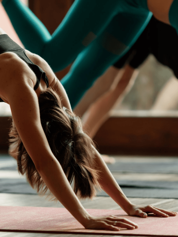 Woman doing yoga
