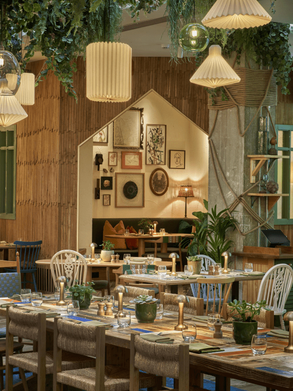 interior seating area at Pip