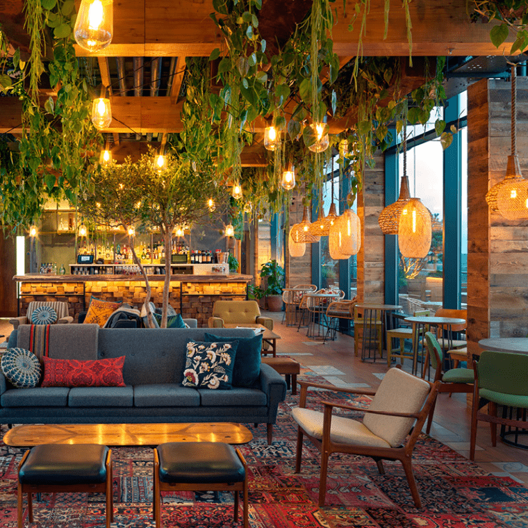 The Nest at Treehouse, a bar with comfortable seating
