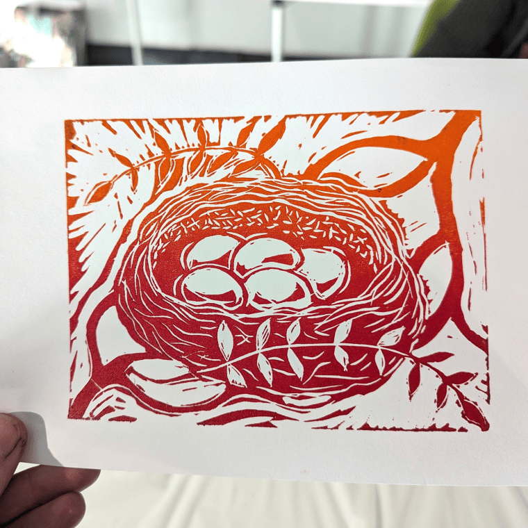The Little Art House Lino Printing