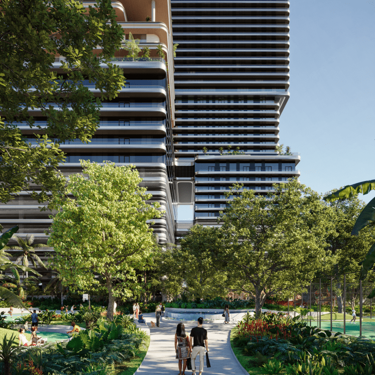 Brickell Treehouse hotel rendering