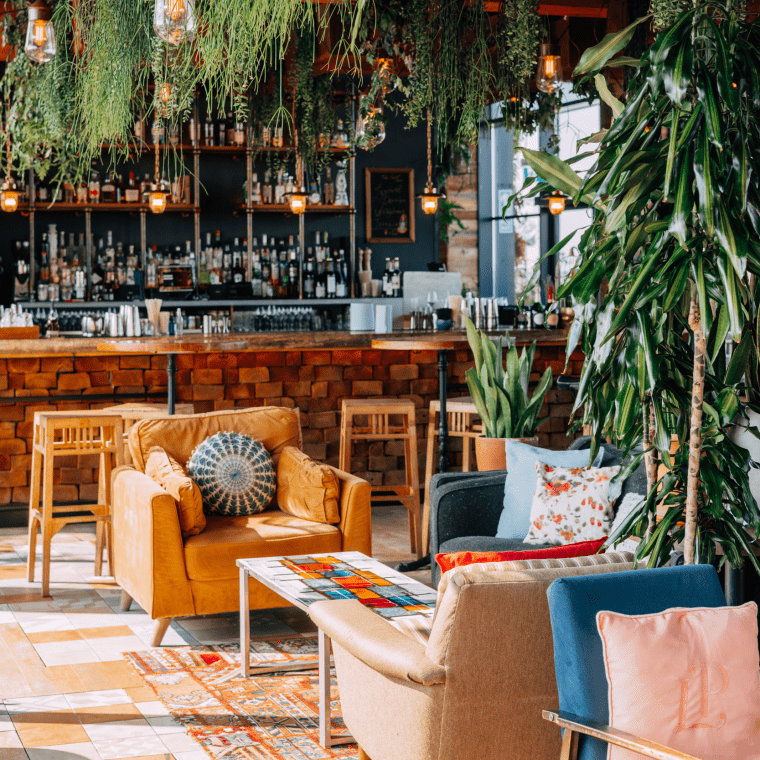 The Nest at Treehouse, a bar with comfortable seating