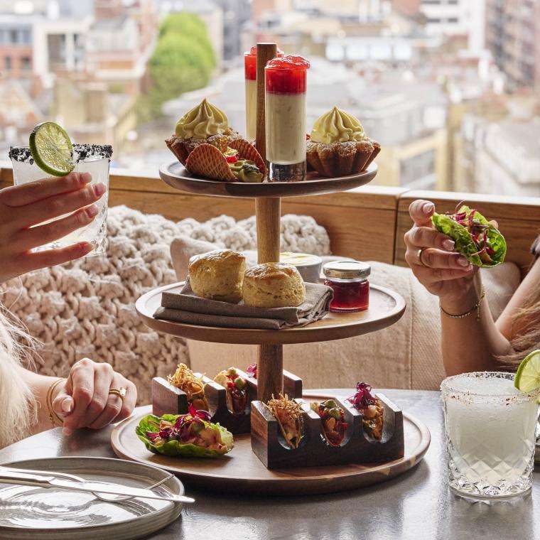 Afternoon tea at Madera