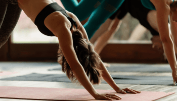 Woman doing yoga
