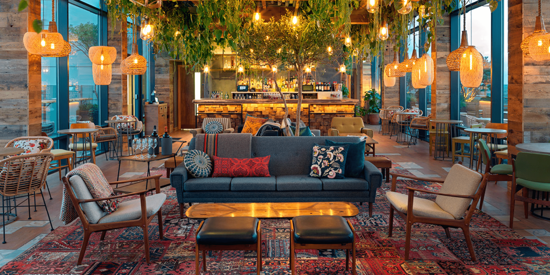 The Nest at Treehouse, a bar with comfortable seating
