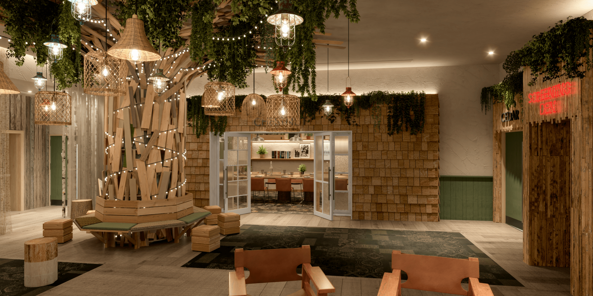 Pre-function lobby at Treehouse Manchester