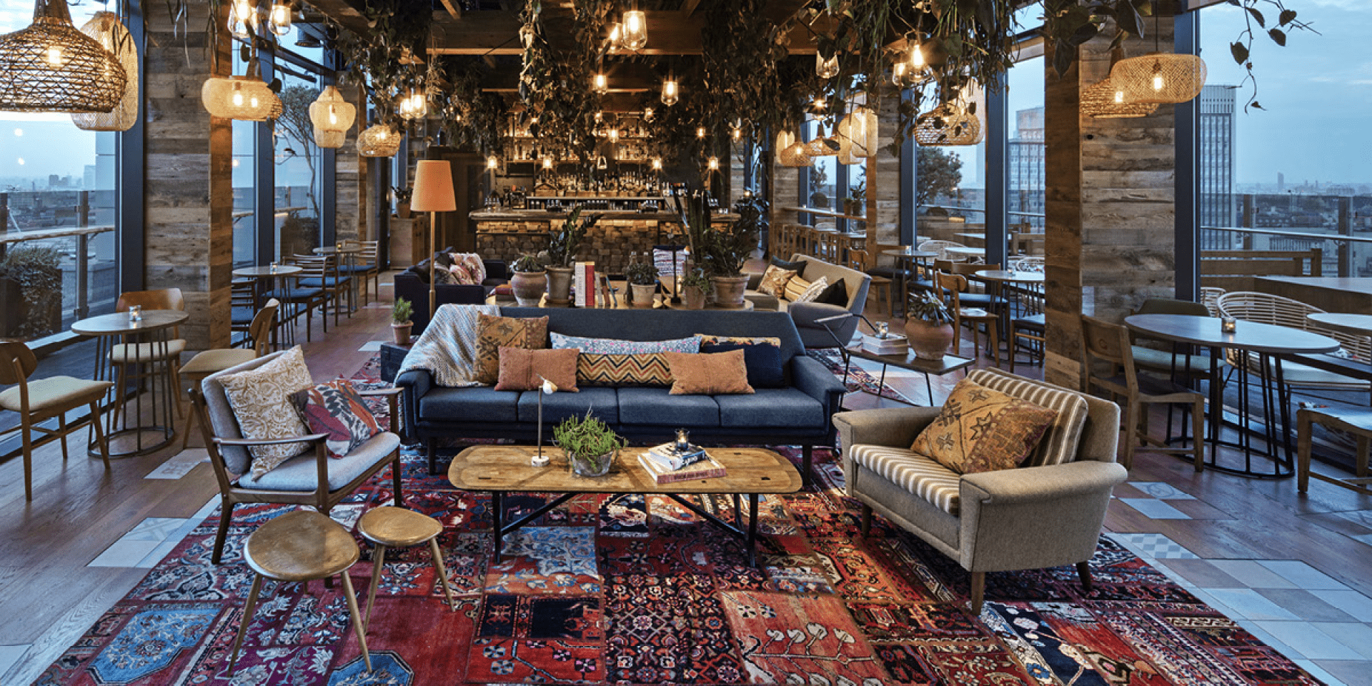 The Nest at Treehouse, a bar with comfortable seating