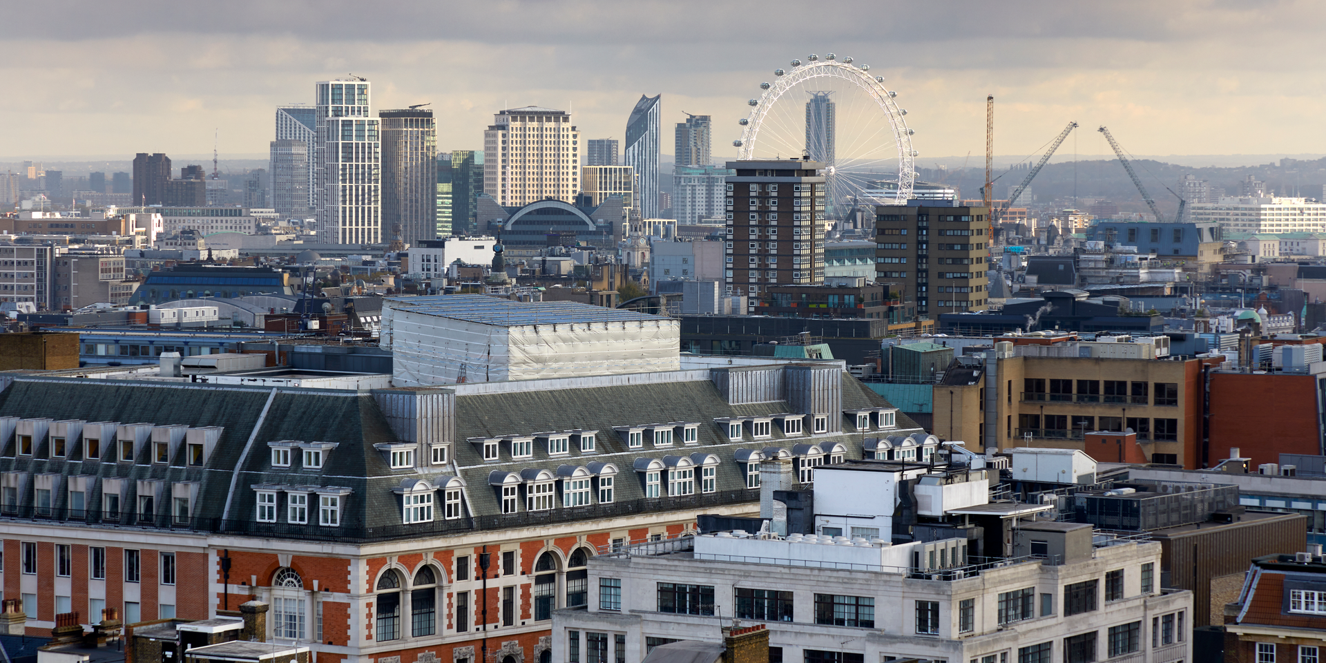 view of London skyline
