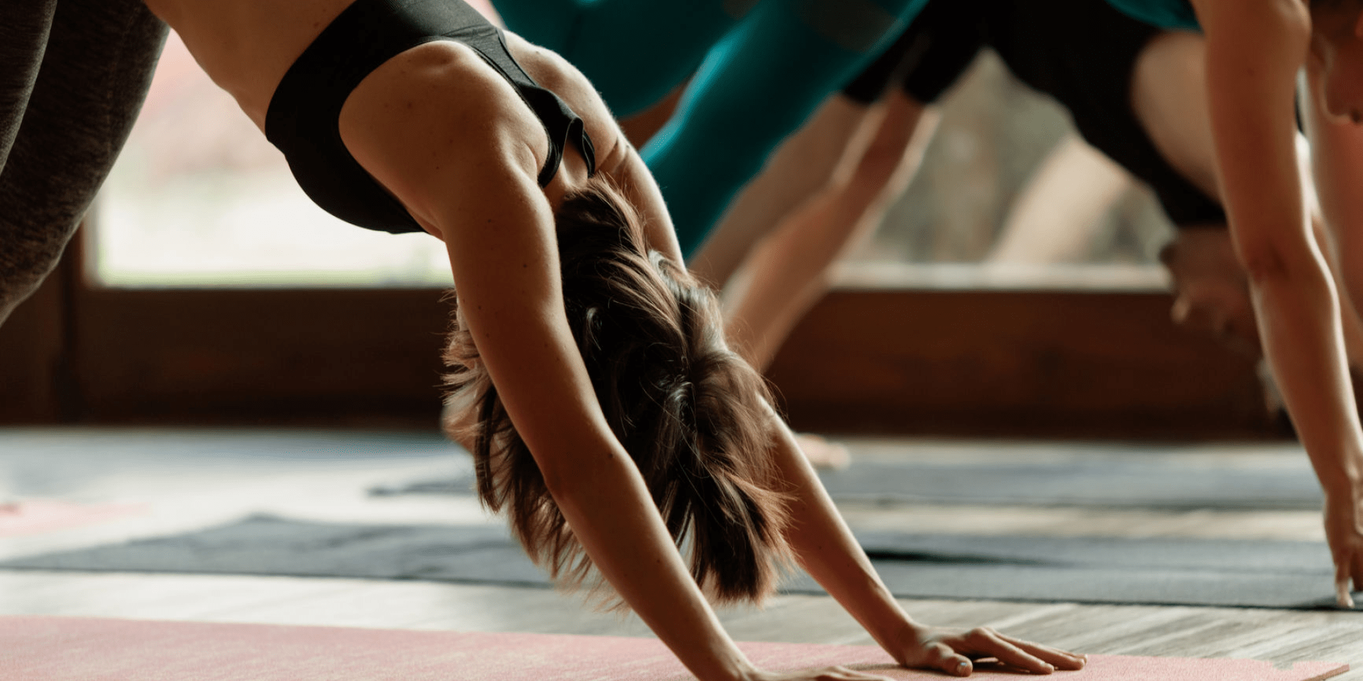 Woman doing yoga