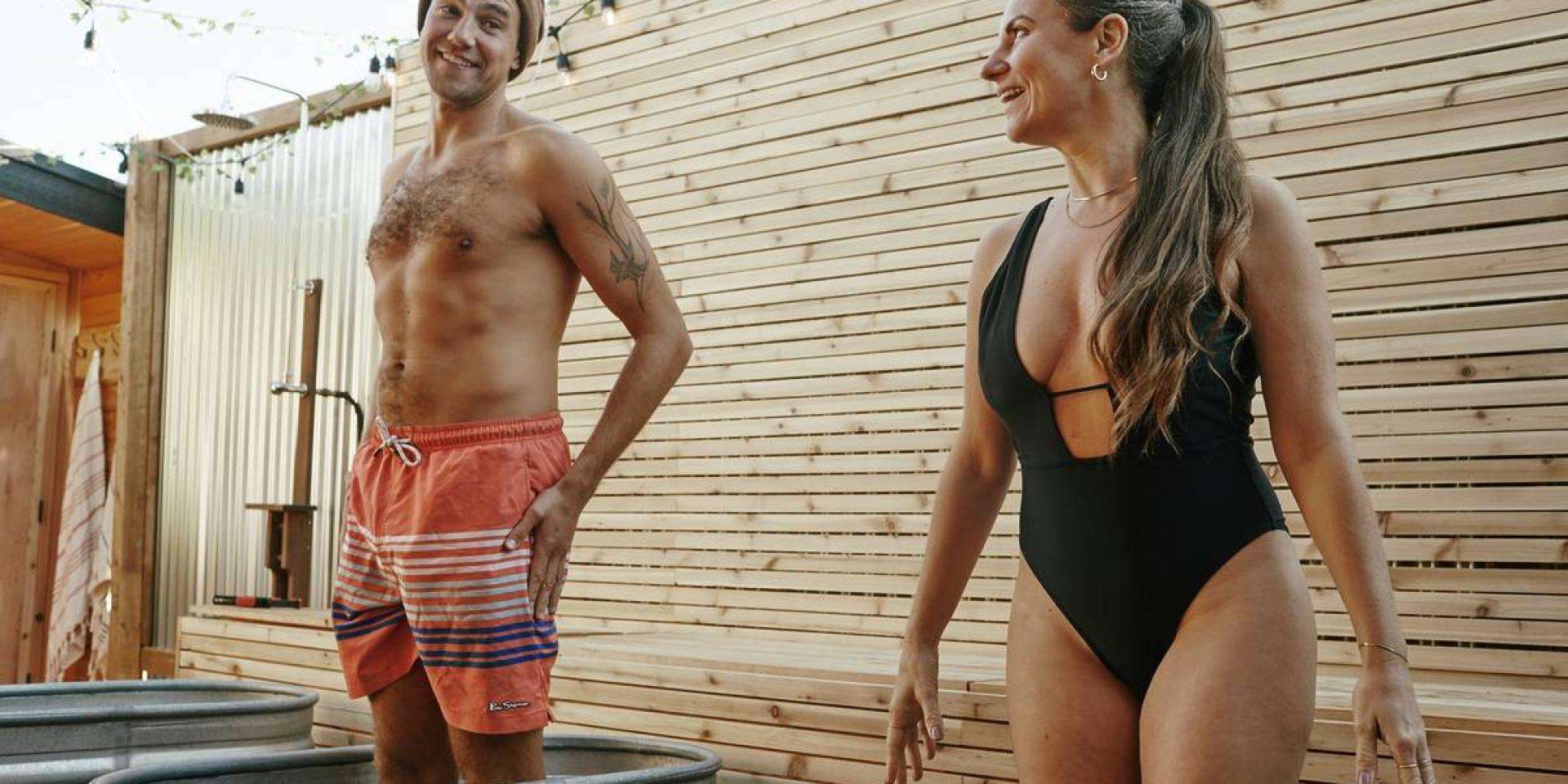 Sauna and plunge