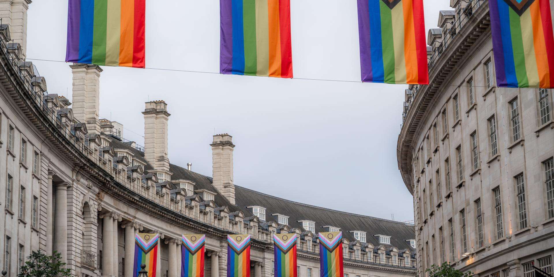 Pride Flags in London